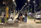 Comunicado a la población: Prohibido estacionar motos en la acera de Costanera Norte