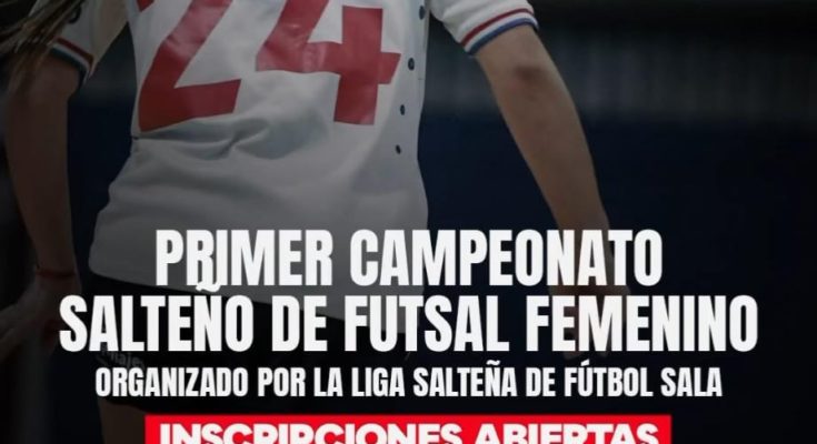 Inscripciones abiertas para el primer Campeonato de Futsal Femenino