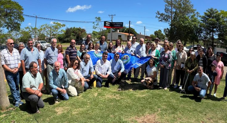 Lima encabezó el acto de inauguración del nuevo nomenclátor en el Municipio de Colonia Lavalleja