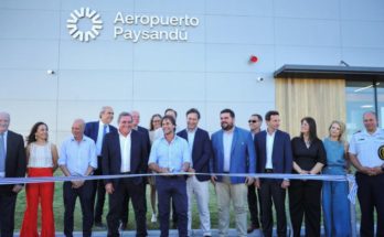 Lacalle Pou inauguró aeropuerto internacional de Paysandú