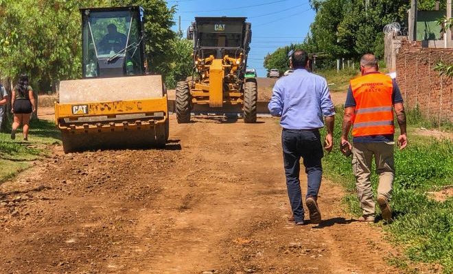 La Intendencia de Salto avanza en mejoras para el barrio Horacio Quiroga, informó Lima