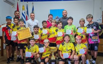 Realizaron un emotivo reconocimiento a la categoría 2016 de la Escuelita de Baby Fútbol de Villa España