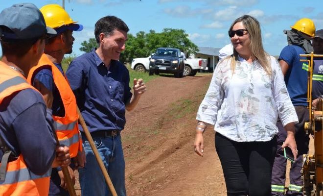 Intendente Lima reafirma el compromiso con las obras en el interior de Salto