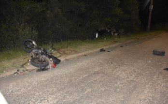 Siniestro de tránsito en Av. Manuel Oribe deja un motociclista gravemente herido