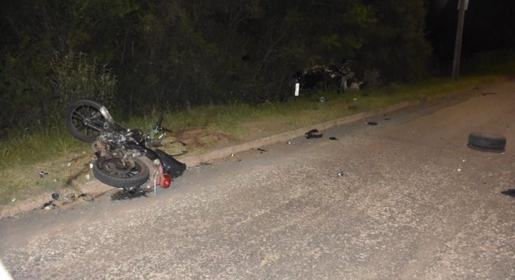 Siniestro de tránsito en Av. Manuel Oribe deja un motociclista gravemente herido