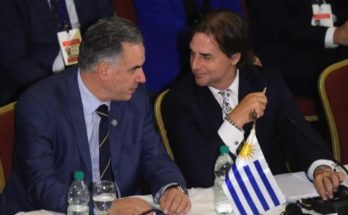 Luis Lacalle Pou se despidió de la Cumbre del Mercosur con un buen deseo para Orsi, su sucesor en el Gobierno