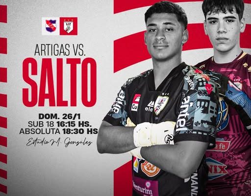 Copa Nacional de Selecciones: Salto recibe a Artigas este domingo