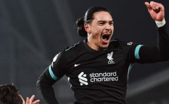 Premier League: Darwin Núñez anotó dos goles agónicos para darle el triunfo al Liverpool