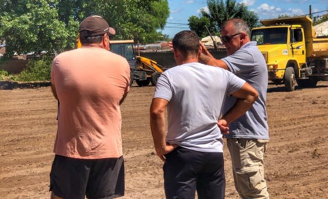 Intendencia de Salto acondiciona nueva cancha de baby fútbol de Chaná