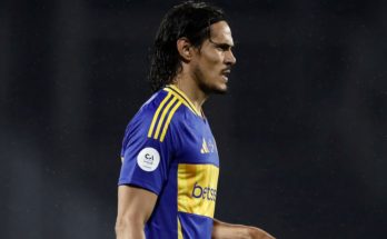 Edinson Cavani se lesionó y no estará en el debut de Boca Juniors por la Copa Libertadores