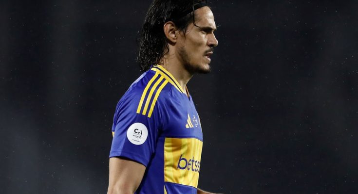 Edinson Cavani se lesionó y no estará en el debut de Boca Juniors por la Copa Libertadores