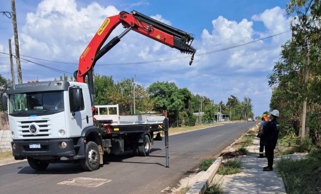 Lima y Furtado anuncian instalación de nueva luminaria LED en Instrucciones del Año XIII