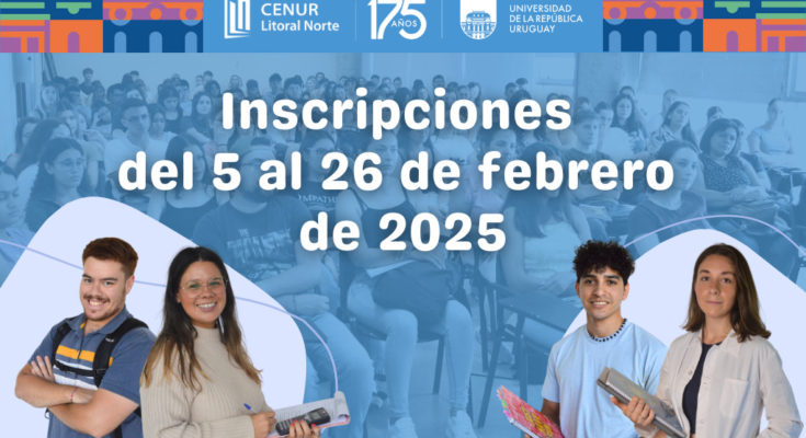 Este miércoles 5 de febrero la UdelaR abre sus inscripciones 2025