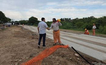 Andrés Lima recorrió las obras del Parque Sauzal y destacó su impacto ambiental y social