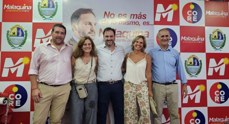 Marcelo Malaquina inauguró su sede central y lanzó oficialmente la campaña hacia mayo