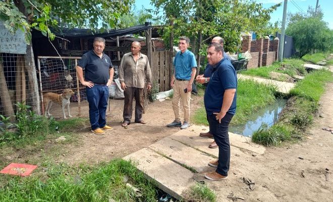 Lima destaca limpieza y canalización en barrio Andresito por parte de la Intendencia de Salto