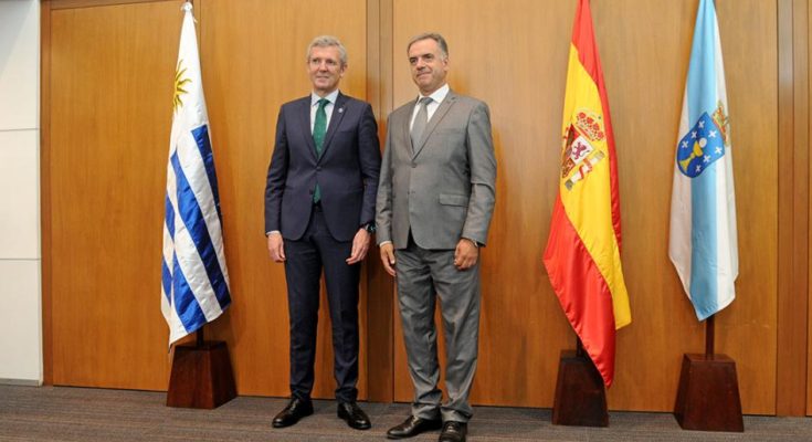 Presidente de la Xunta de Galicia destacó estabilidad y seguridad jurídica de Uruguay tras reunión con Orsi