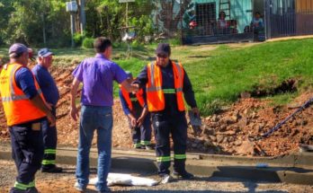 La dirección de Obras y el diputado Lima recorrieron barrio Umpierre y zona de cooperativas