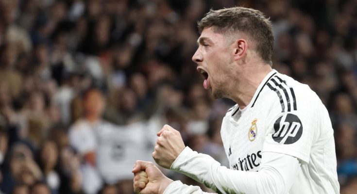 España: El tremendo golazo de Federico Valverde para el agónico triunfo del Real Madrid