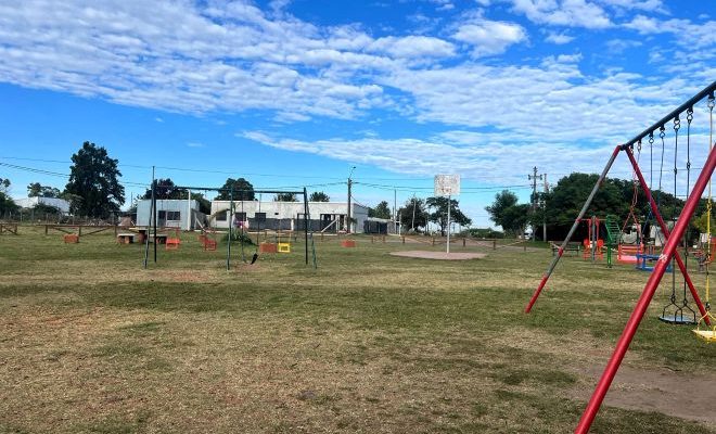 La Intendencia mejora la plaza del barrio Bello Horizonte, un lugar de encuentro para vecinos