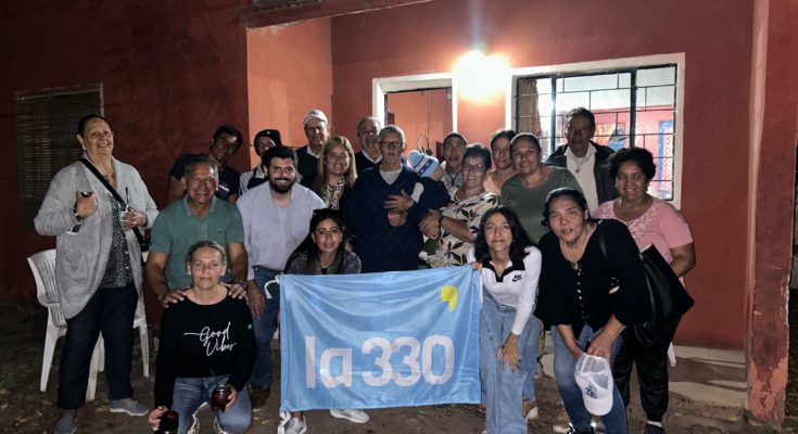Lista 330 de Albisu y Blardoni estuvo de reuniones con los vecinos del barrio Artigas