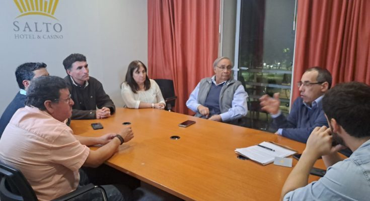 Candidatos a la Intendencia por el FA, se reunieron con el ministro de Turismo Pablo Menoni