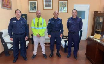 El Jefe de Cuerpo Inspectivo se reunió con autoridades de la Jefatura de Policía