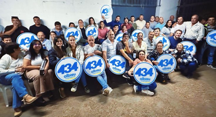 La Lista 434 continúa recorriendo Salto y se reunió con vecinos de Saladero