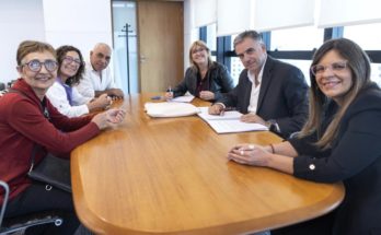 Presidente Orsi recibió a una delegación de Plataforma Infancias y Adolescencias