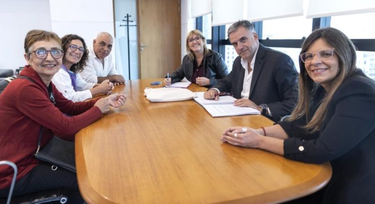 Presidente Orsi recibió a una delegación de Plataforma Infancias y Adolescencias