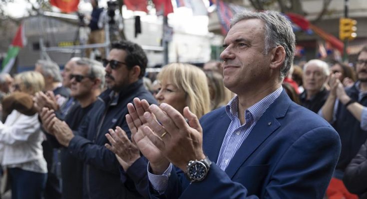 Presidente Yamandú Orsi asistió al acto por el Día Internacional de los Trabajadores