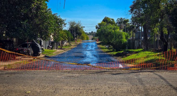 Avanzan los trabajos de imprimación en varias calles de la ciudad