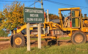 La Intendencia de Salto mejora la infraestructura en la zona de MEVIR de Colonia 18 de Julio