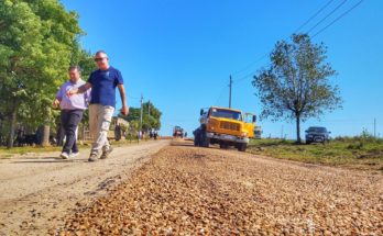 Continúan los trabajos de bituminización en avenida Enrique Amorim