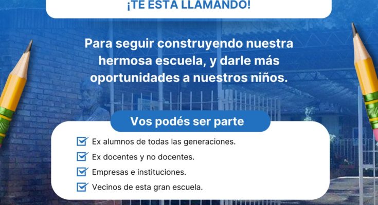 La Escuela Nº 3 convoca a exalumnos y exfuncionarios a un nuevo proyecto histórico