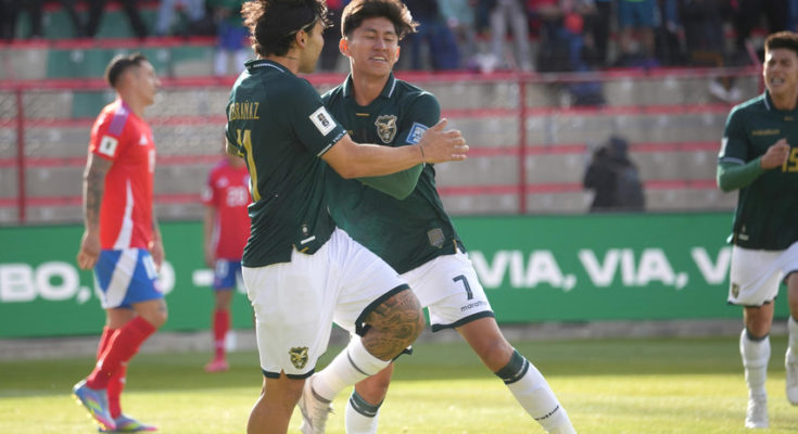 Eliminatorias: Bolivia, que sueña, venció 2-0 a Chile, que se quedó sin chances de Mundial