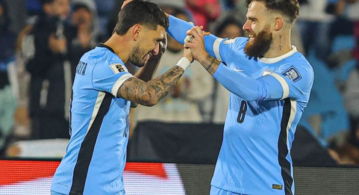 Eliminatorias: Uruguay venció 2-0 a Venezuela y está virtualmente clasificado al Mundial