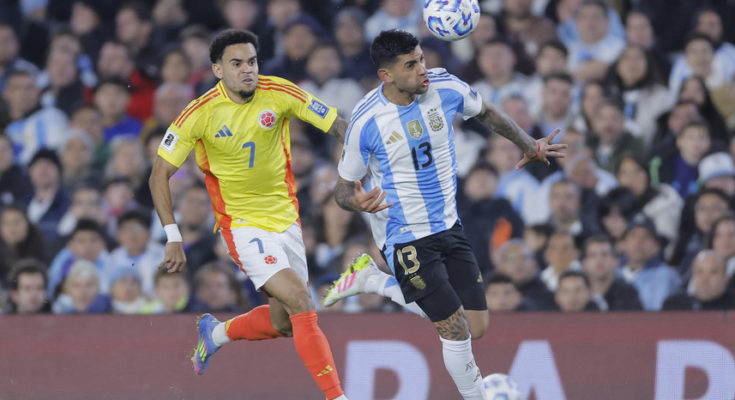 Eliminatorias: Argentina y Colombia igualaron 1-1 en el estadio Mâs Monumental