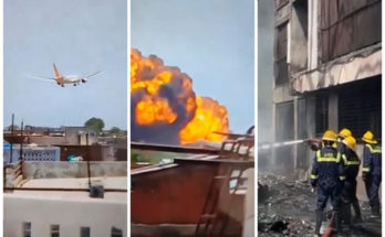Tragedia: vuelo India-Inglaterra con más de 240 personas se estrella en plena ciudad