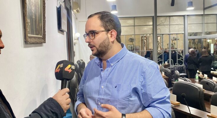 Facundo Marziotte se despidió de la Junta Departamental y Juan Pablo Rocca destacó su labor como edil