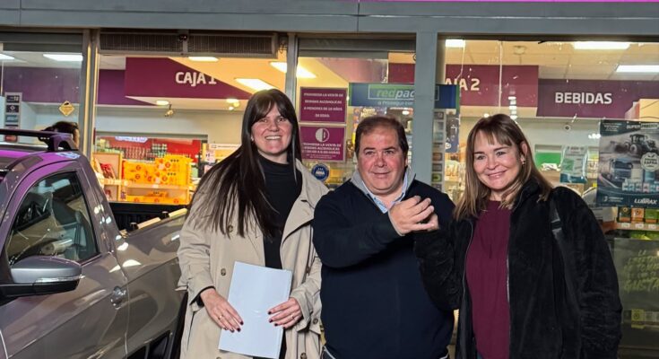 María Guarino fue la ganadora de la Saveiro 0KM de Axion Salto