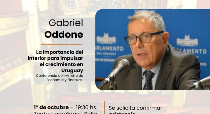 En el marco de los 120 años del CCIS y de la 117ª Expo Salto, se anuncia conferencia del Ministro de Economía