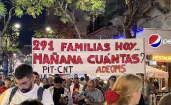 Masiva movilización de ADEOMS en defensa de los trabajadores municipales