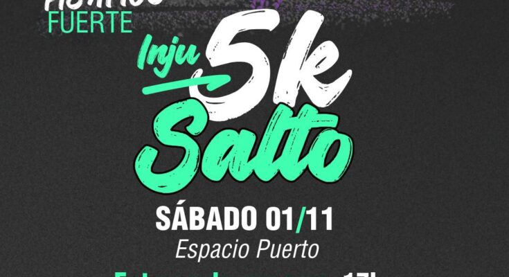 Mides Salto invita a participar en las 5K del INJU: “Con oportunidades, las juventudes pisamos fuerte”