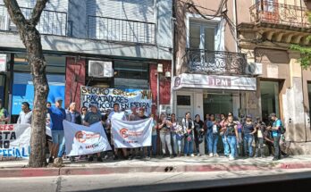 Trabajadores del citrus se movilizaron en Salto para exigir justicia laboral y un seguro de paro digno