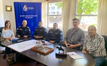 Centro Comercial e Industrial de Salto se reunió con el Comando de Jefatura de Policía para abordar la situación de seguridad