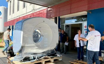 Llegó el nuevo tomógrafo al Hospital Regional Salto