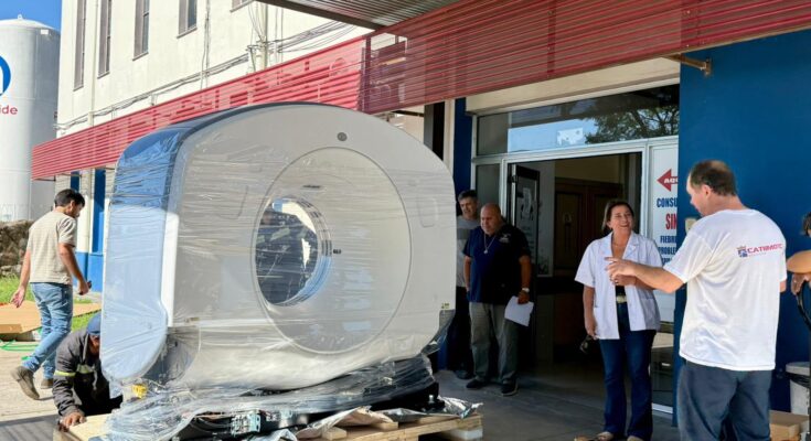 Llegó el nuevo tomógrafo al Hospital Regional Salto