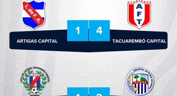 Litoral Norte: En Sub-18, ganaron Tacuarembó y Rivera. Salto tuvo fecha libre