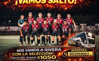 Sábado 24 de enero: Excursión a Rivera para alentar a Salto